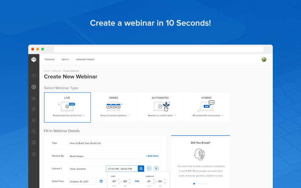 WebinarNinja характеристики