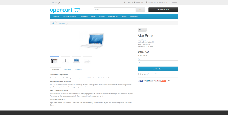 OpenCart программа