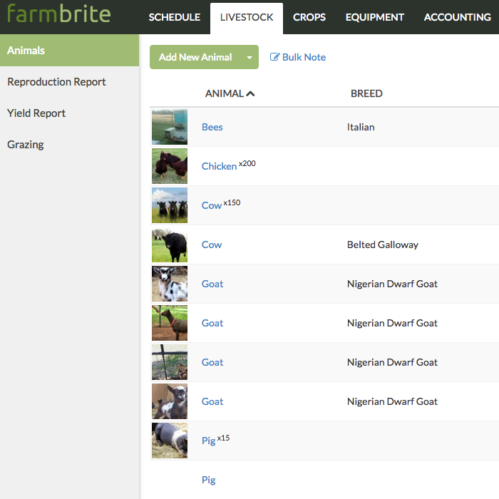 Farmbrite программа