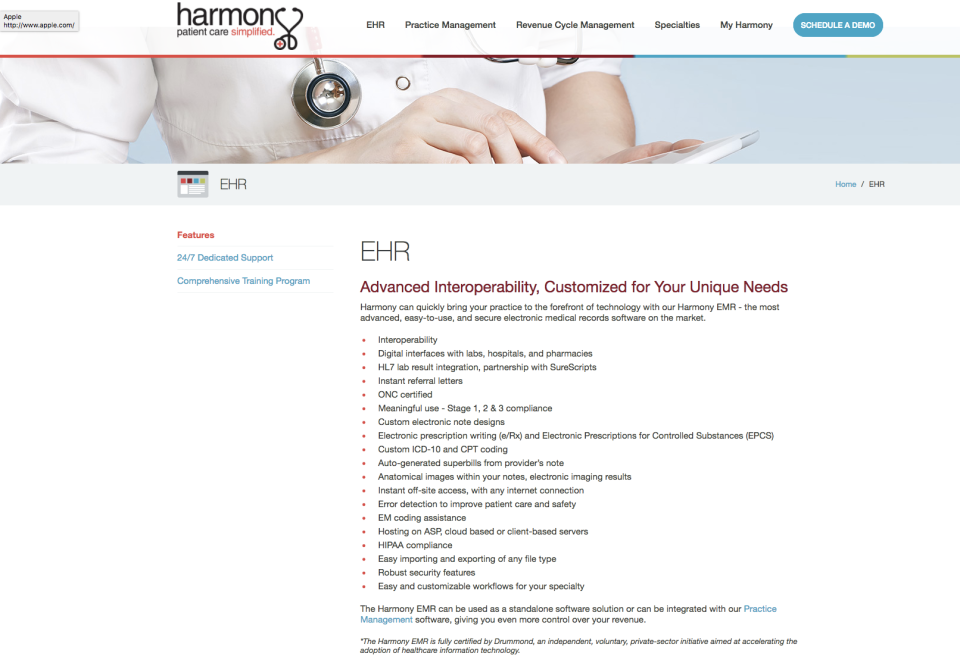 HARMONY Medical программа