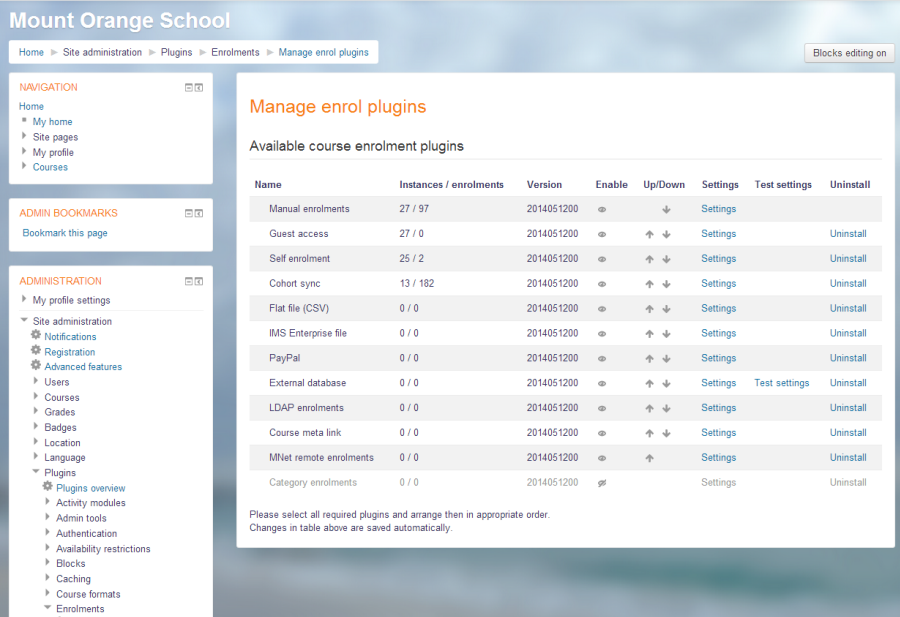 Moodle характеристики