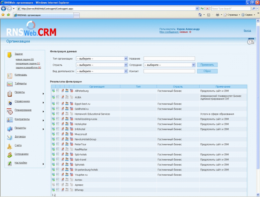 RNS Web. Reservation отзывы