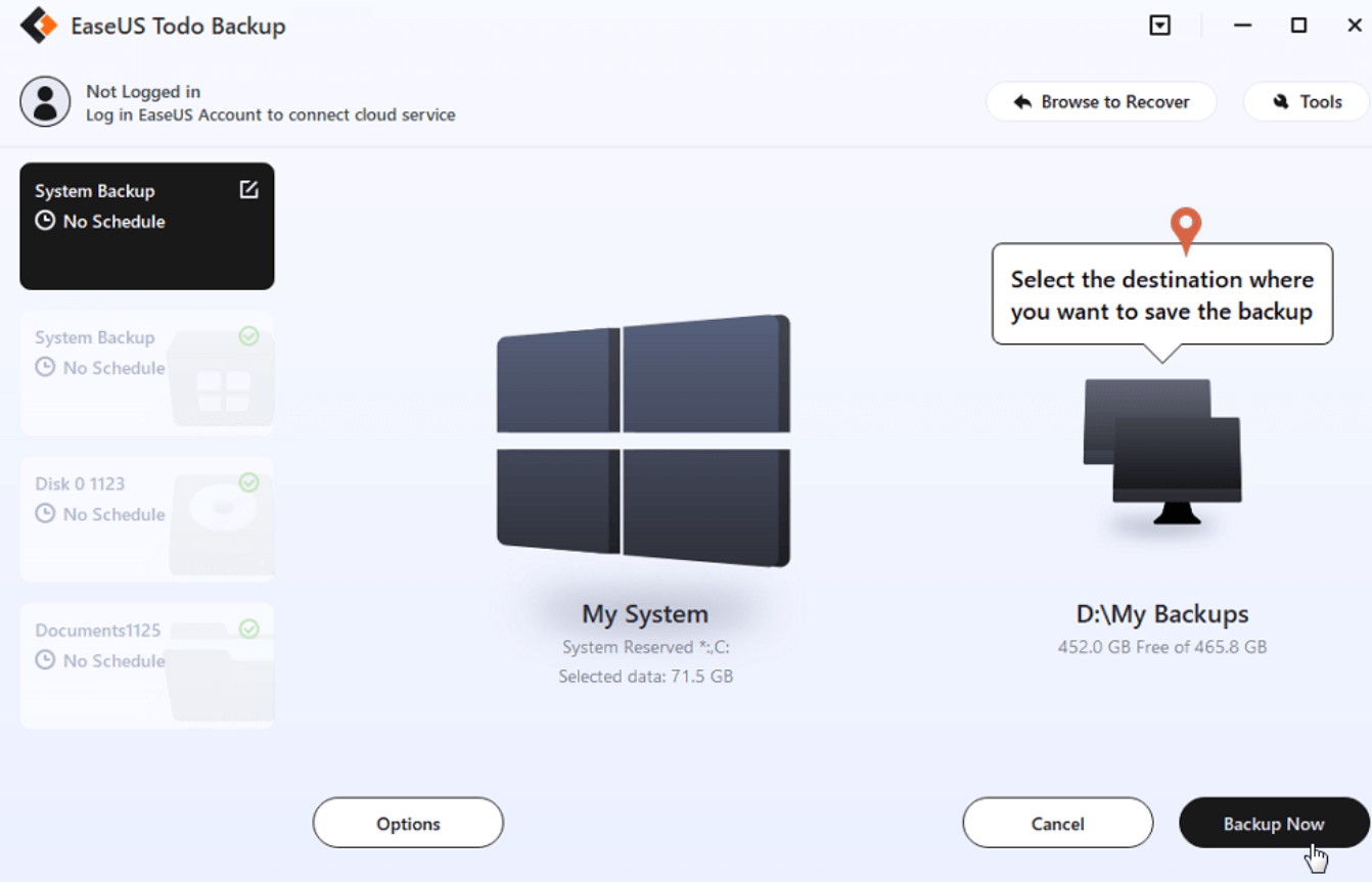 EaseUS Todo Backup