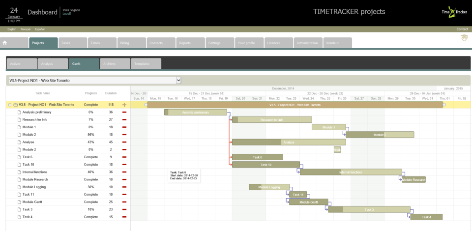 TIMETRACKER  программа