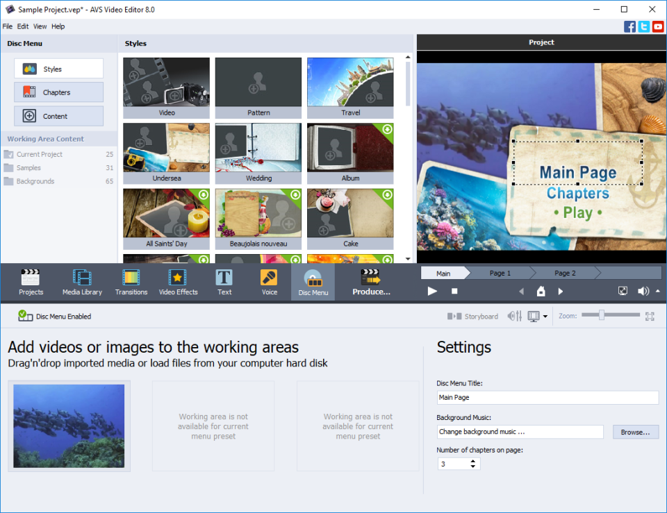 AVS Video Editor подбор