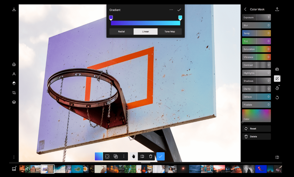 Polarr ПО