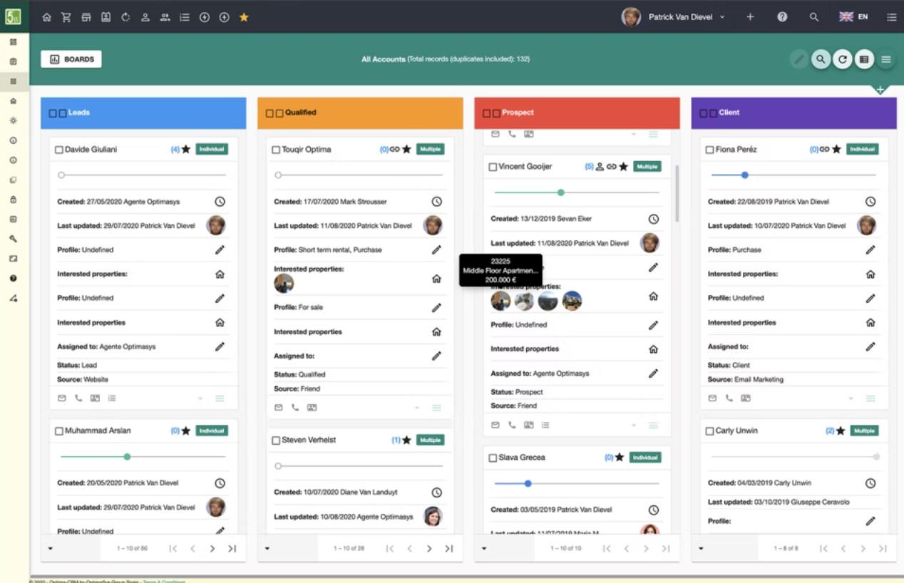 Optima-CRM программа