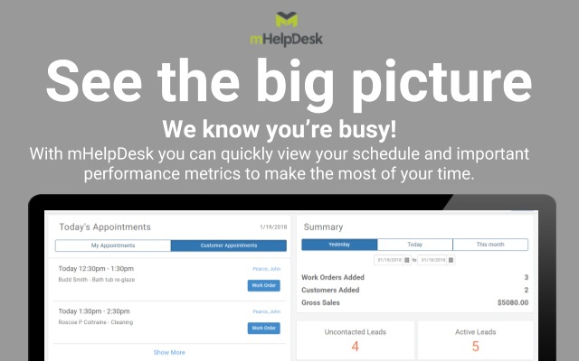 mHelpDesk характеристики