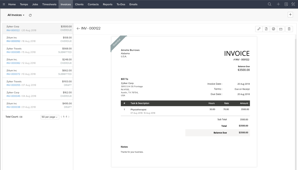 Zoho Workerly подбор