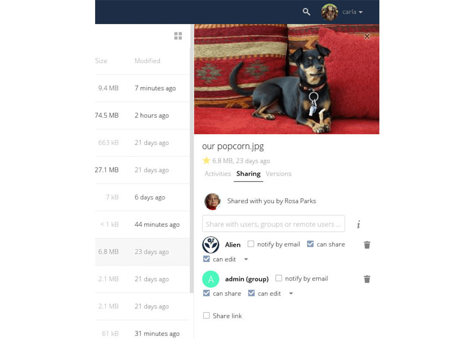 ownCloud программа