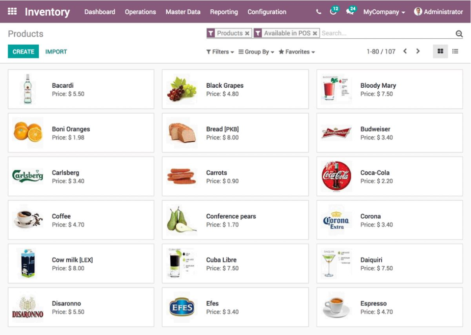 Odoo программа