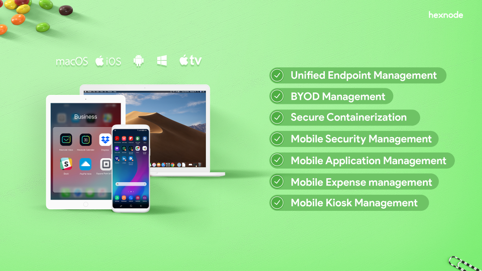 Hexnode MDM характеристики