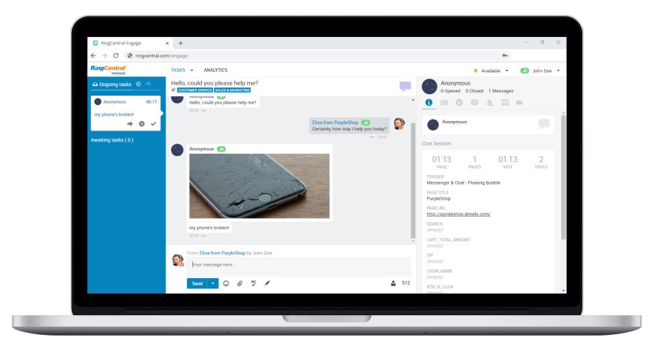 RingCentral Engage Digital ПО