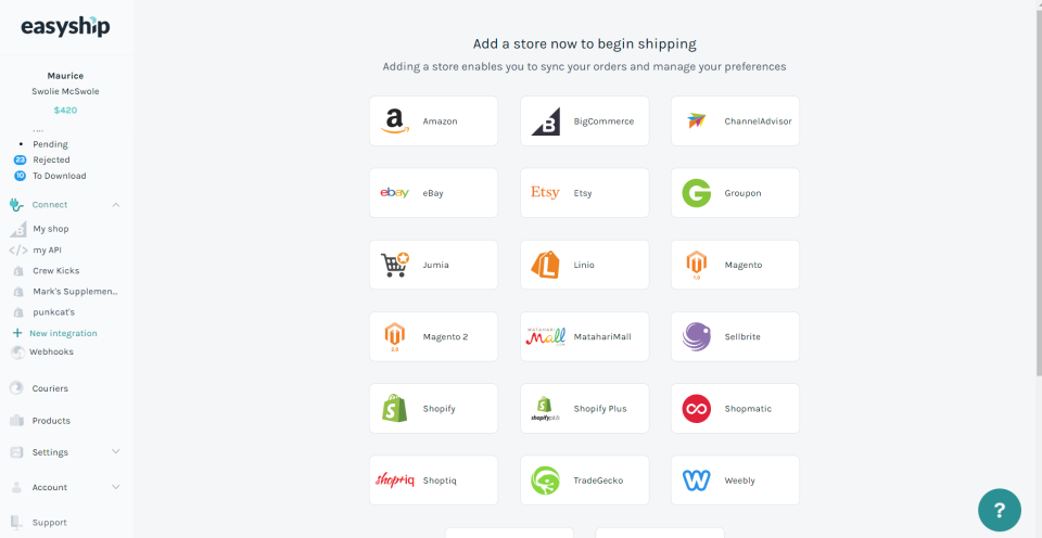 Easyship программа