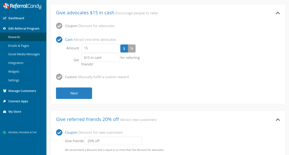 ReferralCandy программа