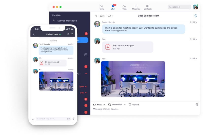 Zoom Meetings & Chat характеристики