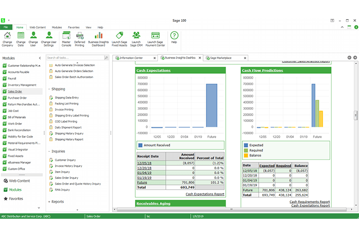 Sage 100cloud сравнение