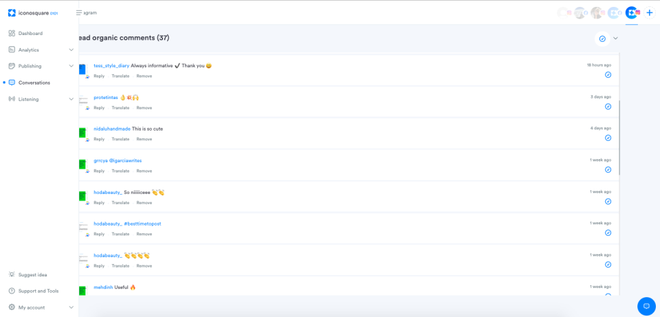 Iconosquare подбор