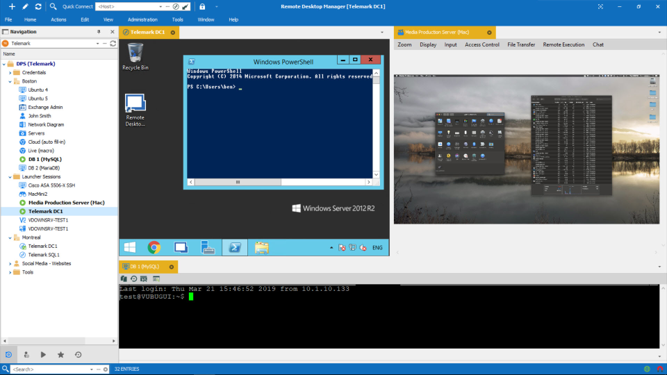 Remote Desktop Manager подбор