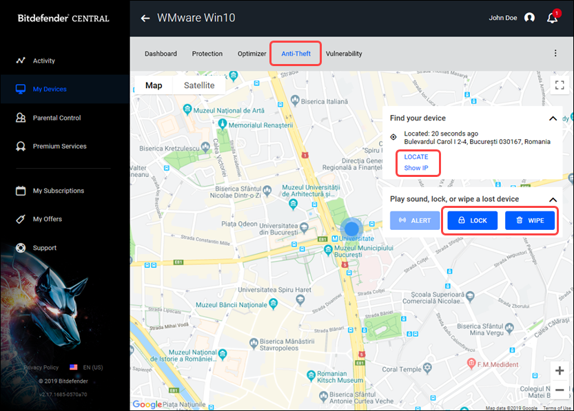 bitdefender GravityZone характеристики