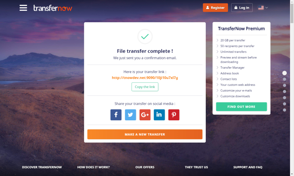 TransferNow программа