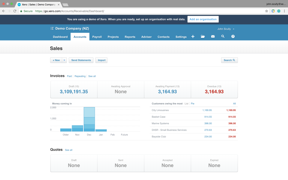 Xero ПО