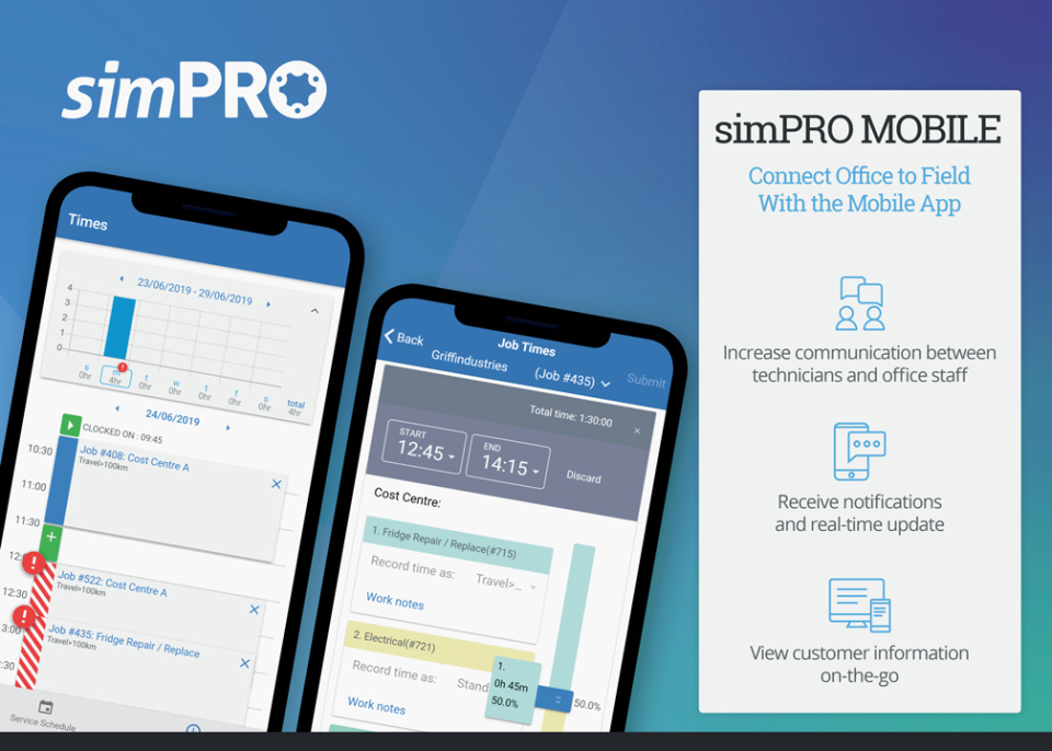 simPRO Software характеристики