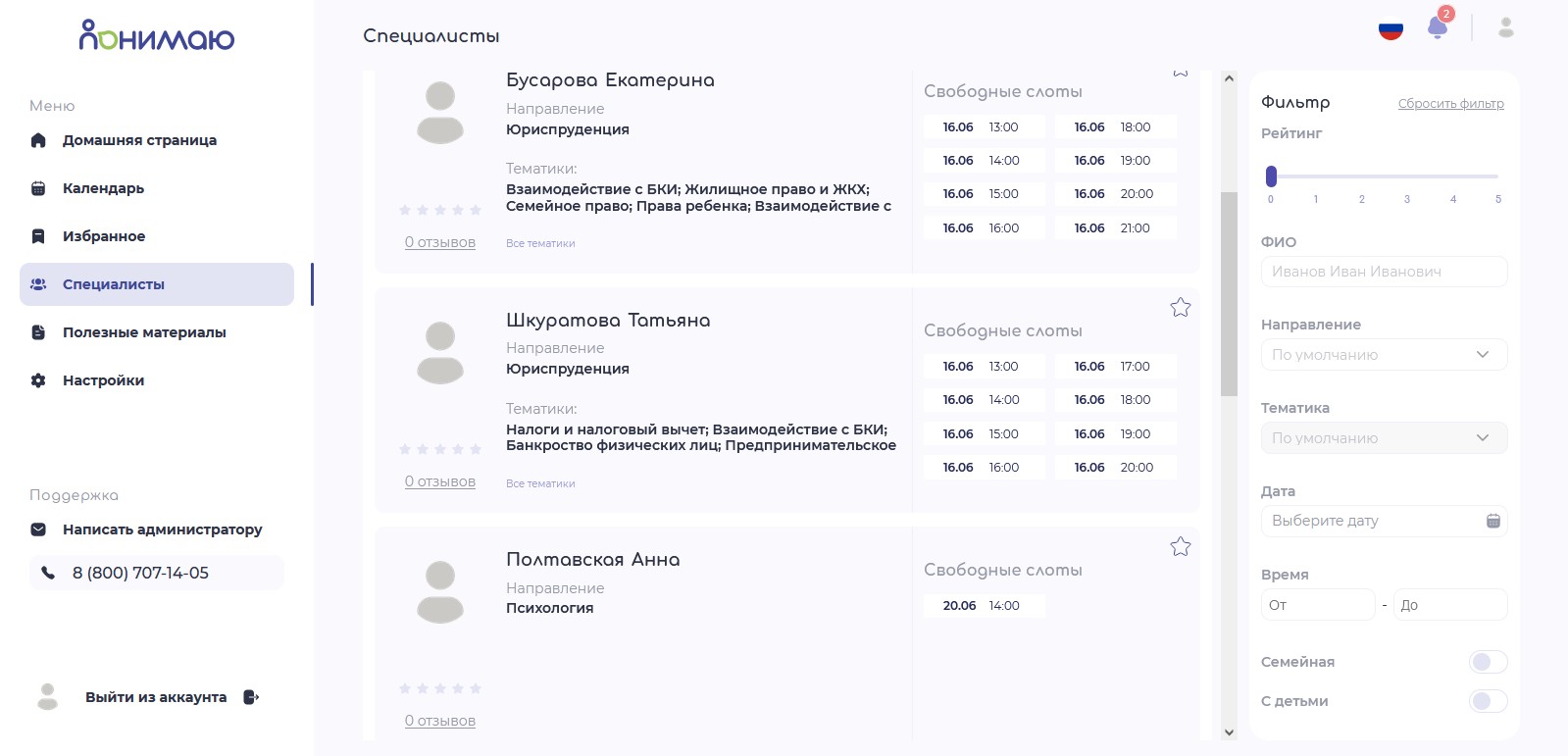 Понимаю Диджитал характеристики
