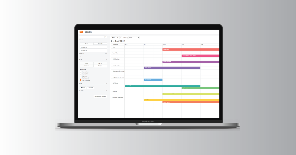 Rentman AV Rental Software ПО