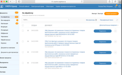 СФЕРА Документы отзывы