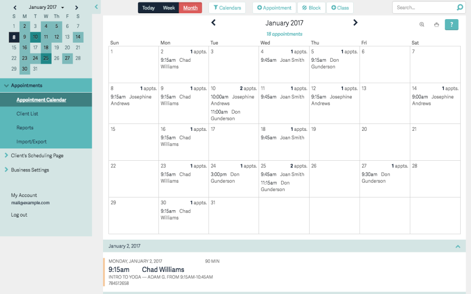 Acuity Scheduling