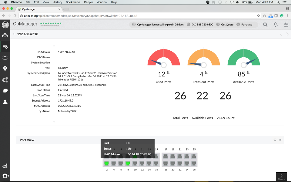 ManageEngine OpManager