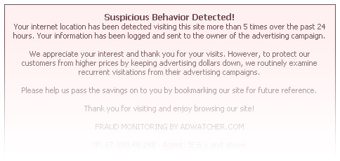AdWatcher характеристики