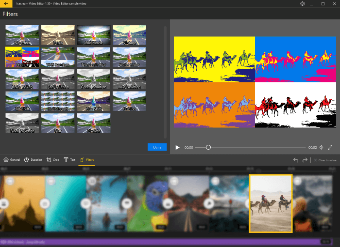 Icecream Video Editor характеристики