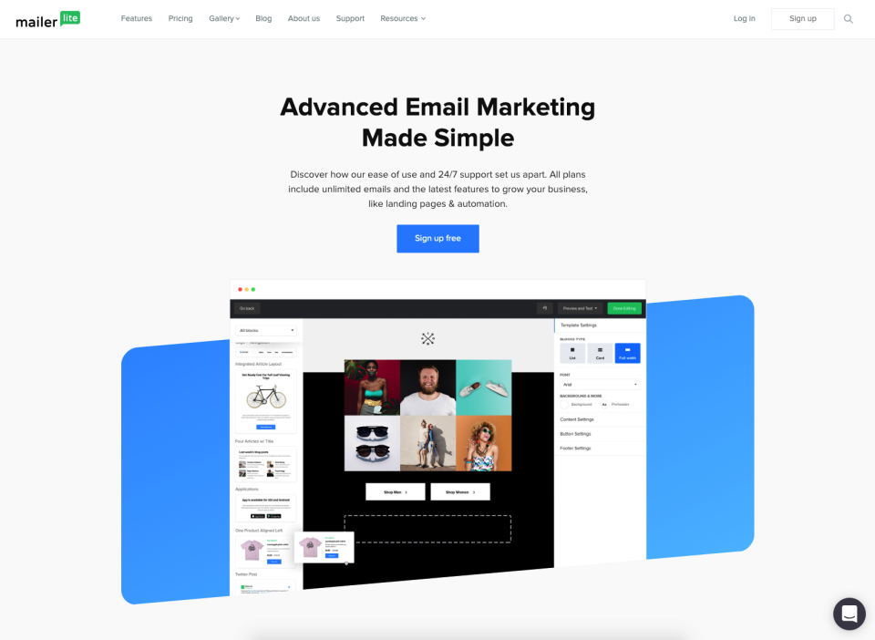 MailerLite подбор