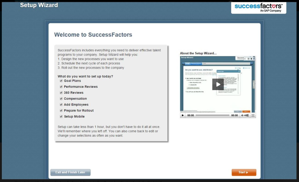 SAP SuccessFactors HCM Suite ПО