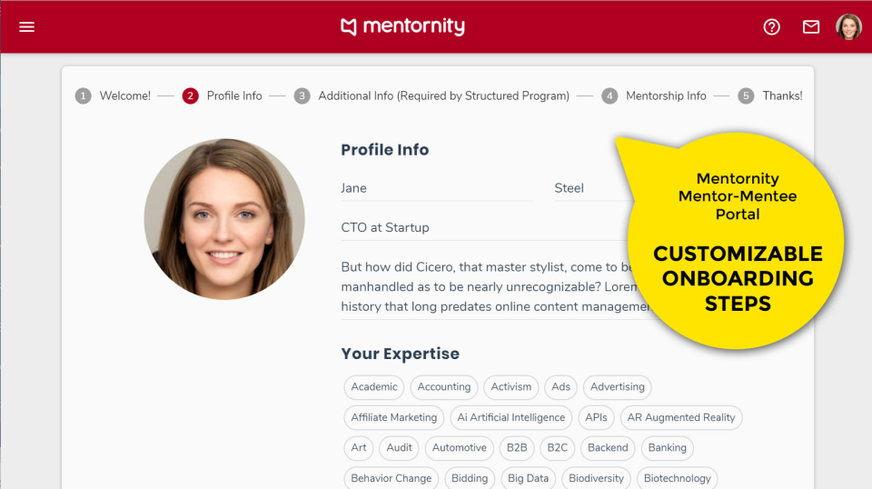 Mentornity характеристики