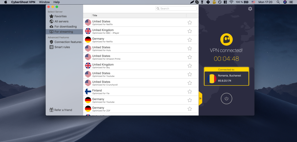 CyberGhost VPN отзывы