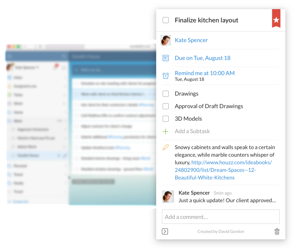 Wunderlist характеристики