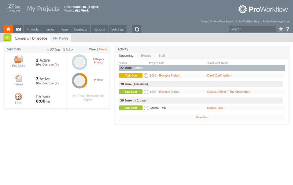 ProWorkflow программа