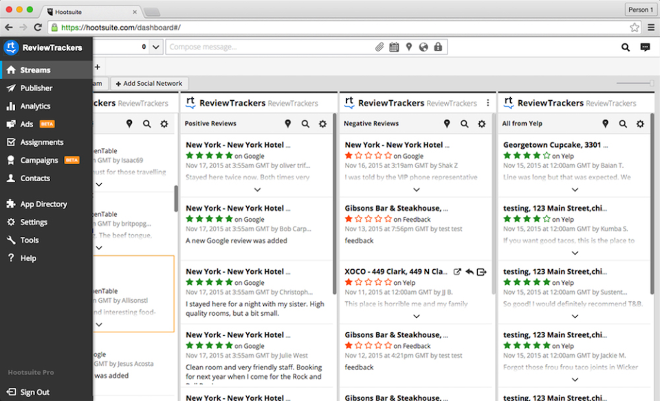 Hootsuite характеристики