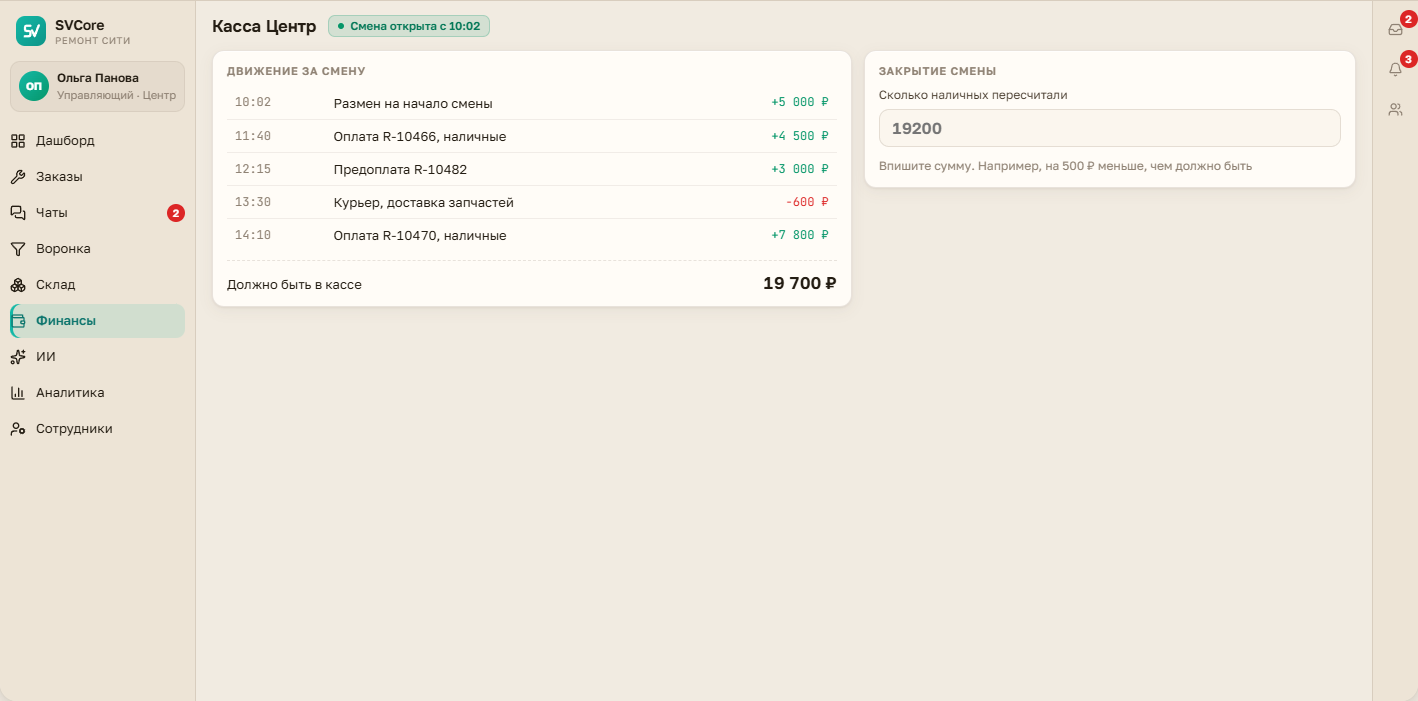 SVCore CRM 