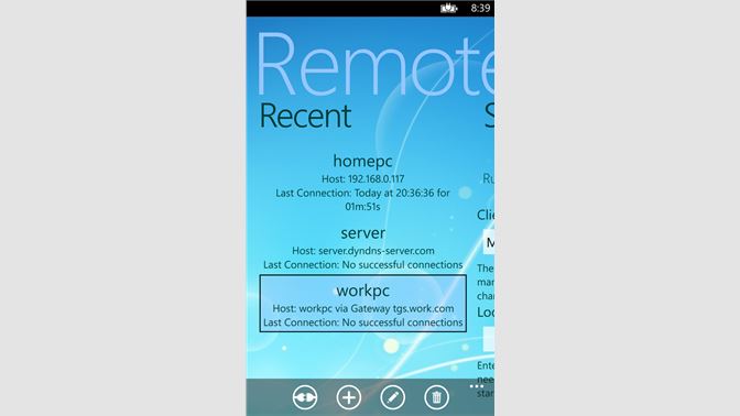 Microsoft Remote Desktop характеристики
