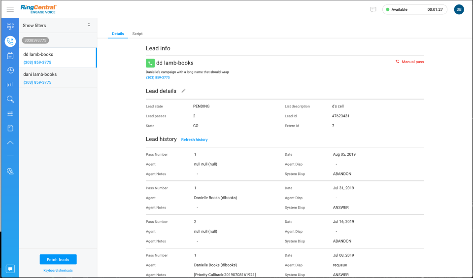 RingCentral Engage Voice характеристики