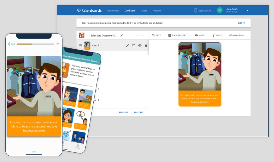 TalentCards программа