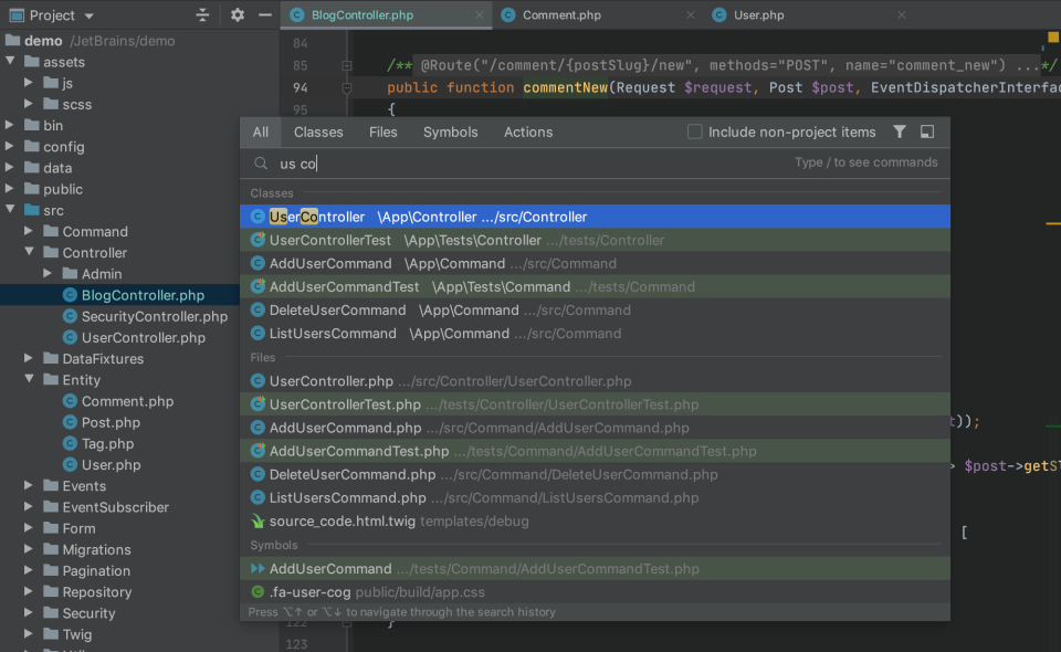 PhpStorm подбор