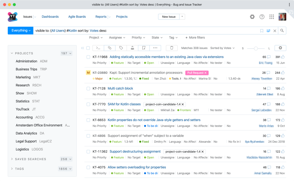 YouTrack ПО