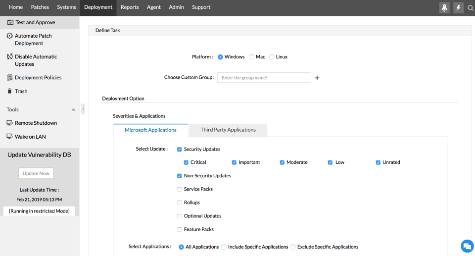 Patch Manager Plus сравнение