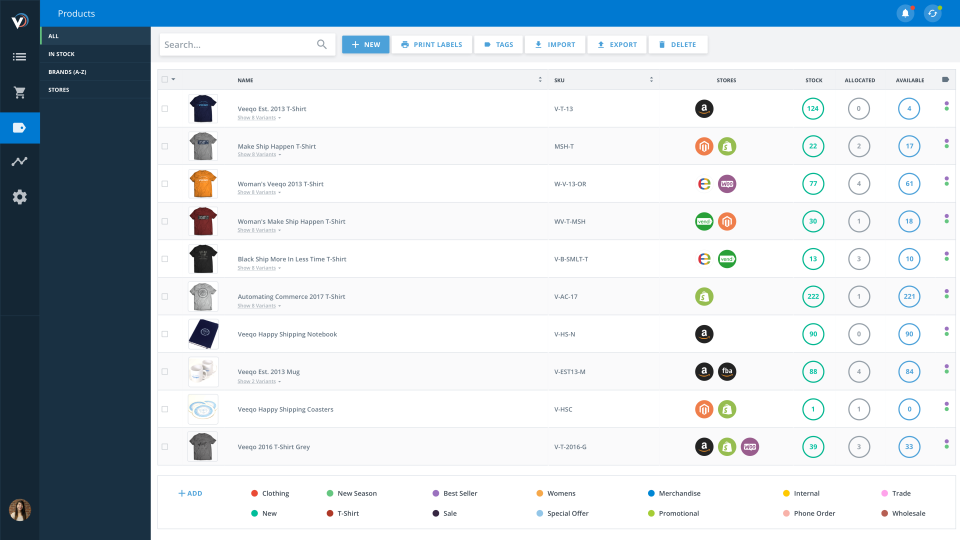 Veeqo ПО