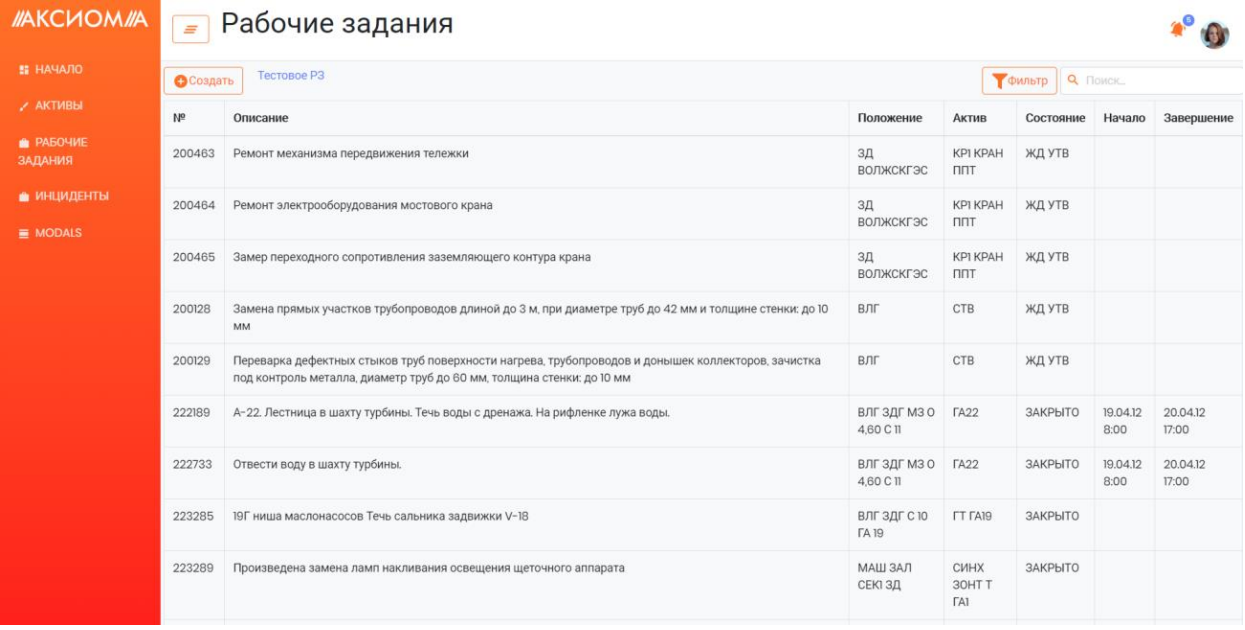 Аксиома: ремонты программа